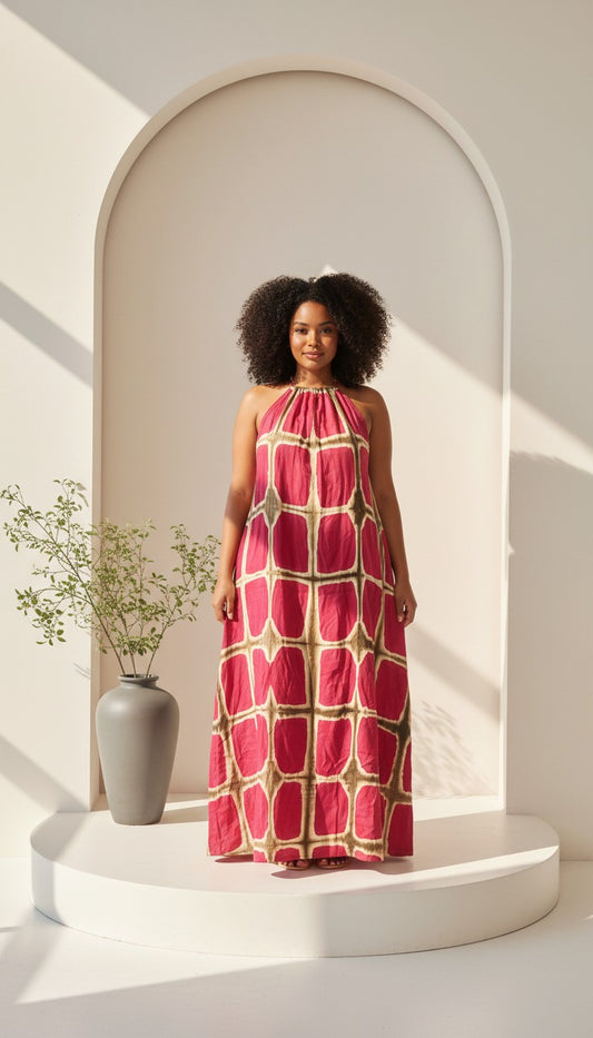Swahili Backless Dera Dress